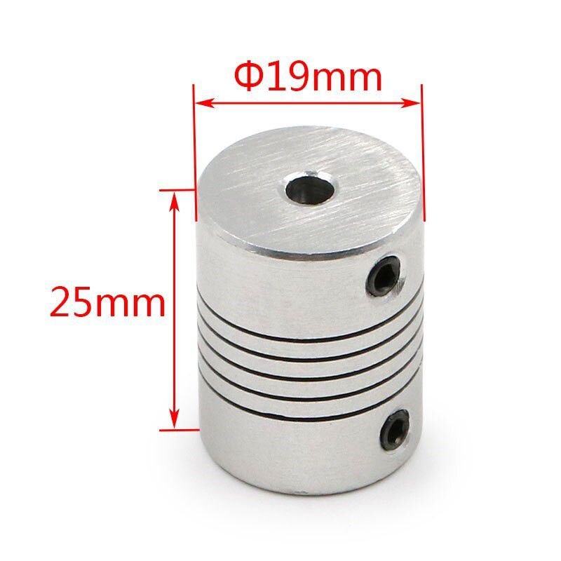 Acoplamento Flexível para Motor de Passo Eixo 5x8mm - Imagem 4