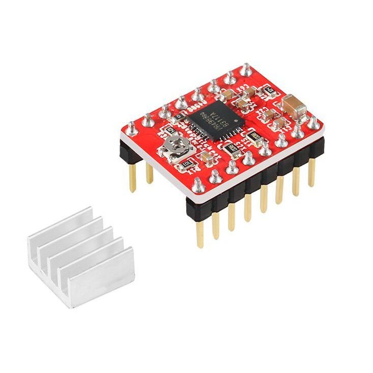 Driver Motor de Passo A4988 com Dissipador de Calor