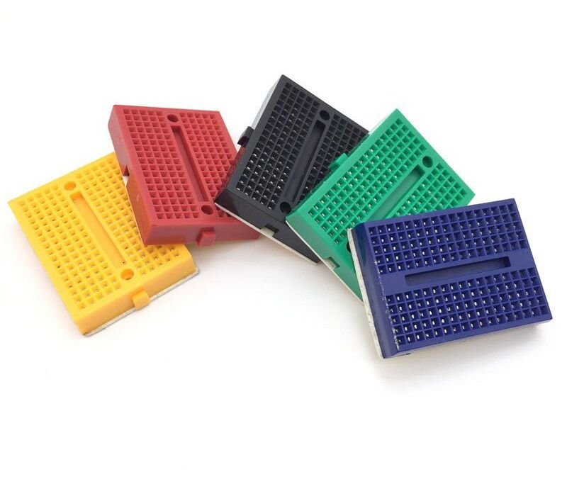 Mini Protoboard 170 pontos Branco - Imagem 2