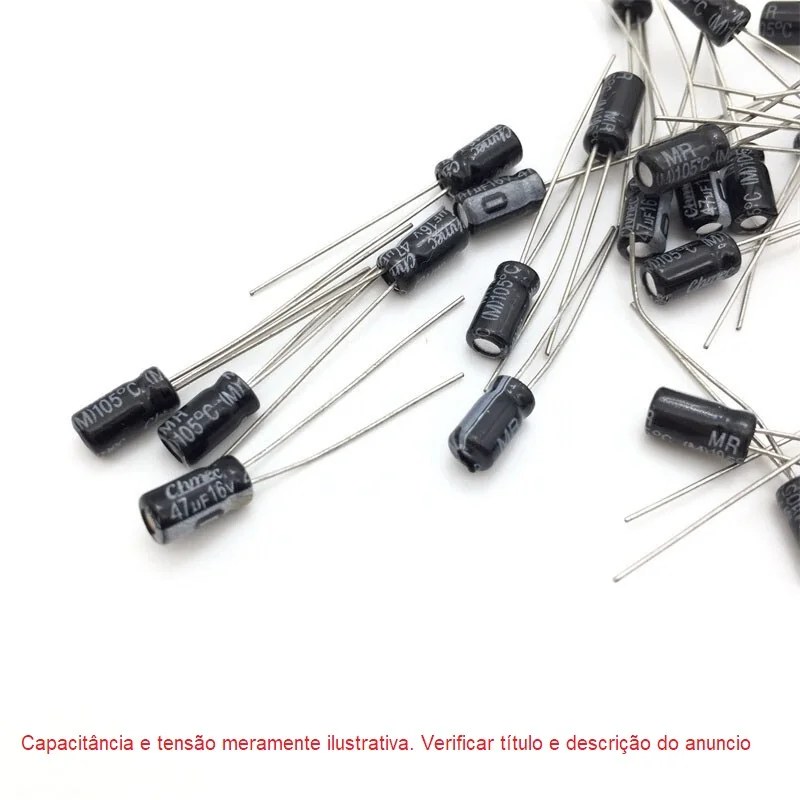 Capacitor Eletrolítico 100µF 50V - Imagem 2