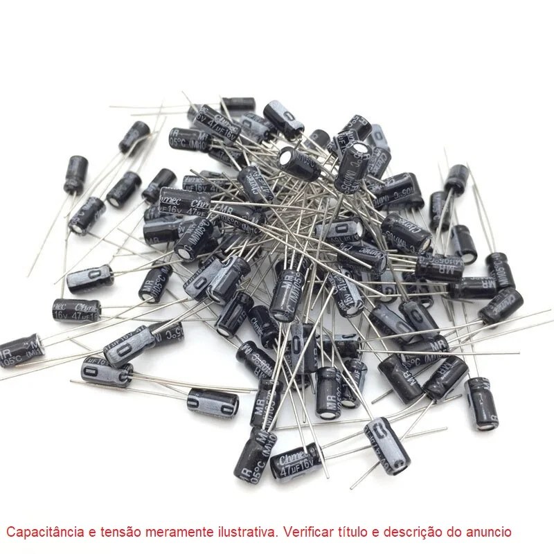 Capacitor Eletrolítico 10µF 50V - Imagem 3