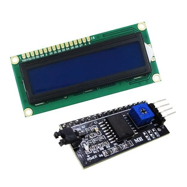 Display LCD 16x2 1602 Azul + Módulo I2C