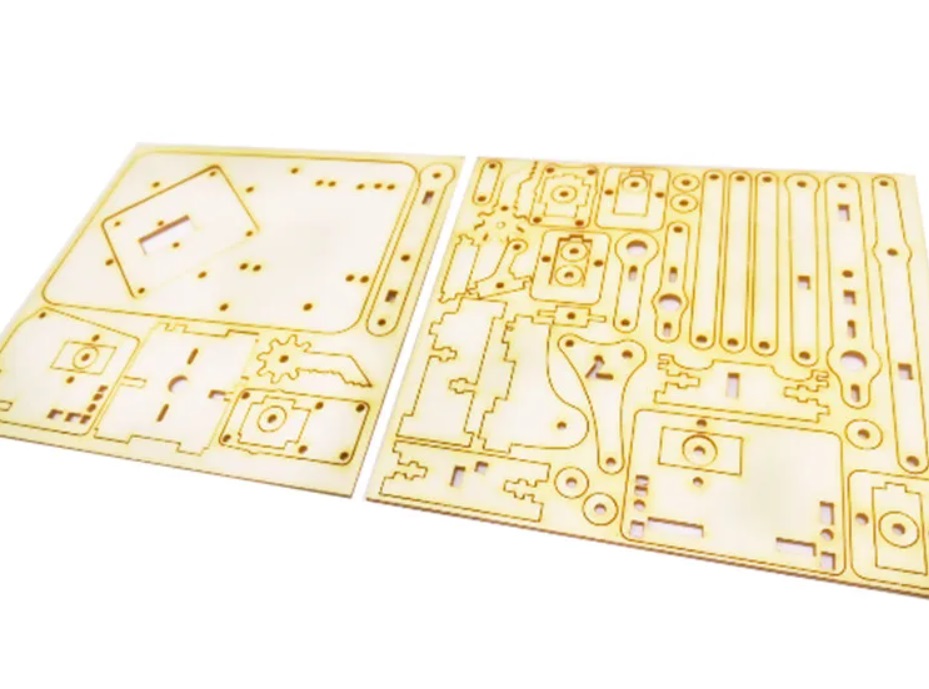 Kit Educacional de Braço Robótico em MDF com Garra Articulada - Imagem 3