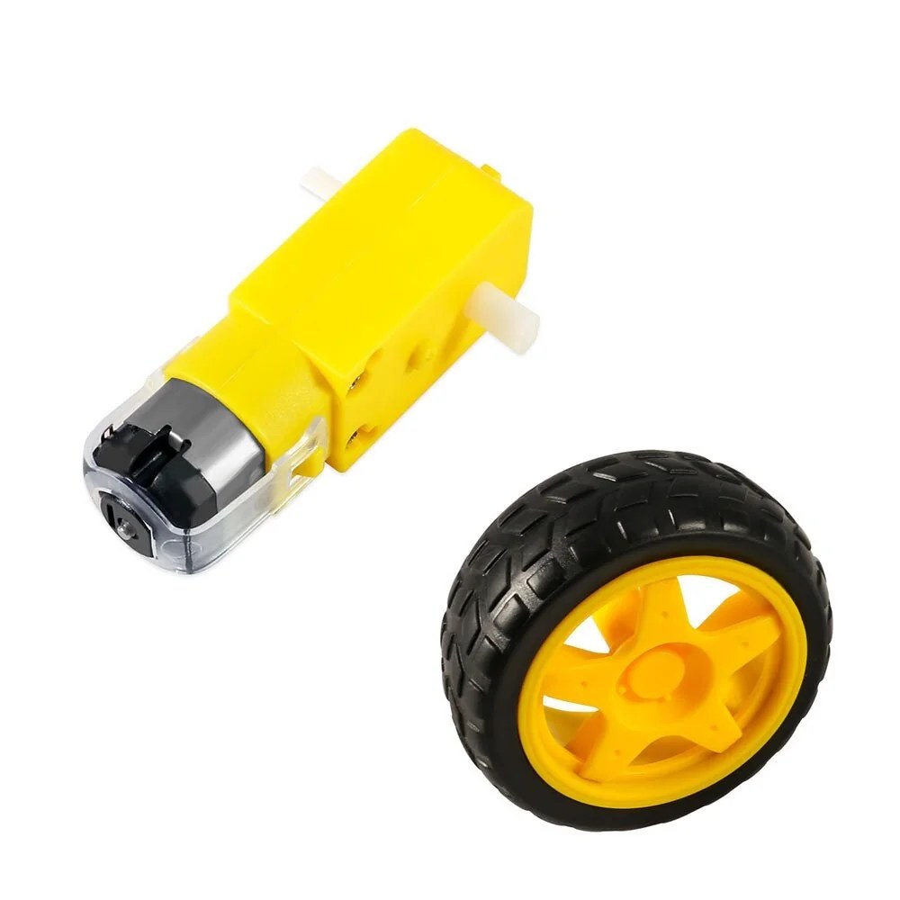 Motor DC 3-6V Eixo Duplo com Caixa de Redução - Imagem 4