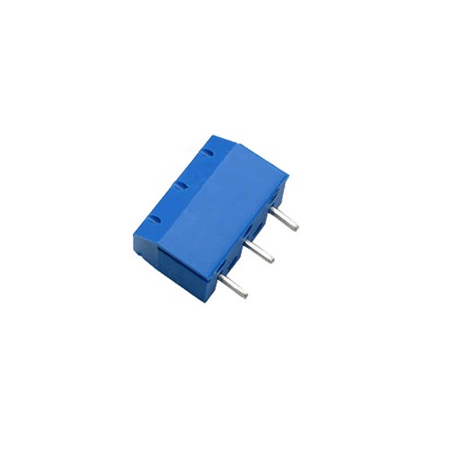 Borne AZUL KRE 3 vias 5mm pitch - Imagem 2