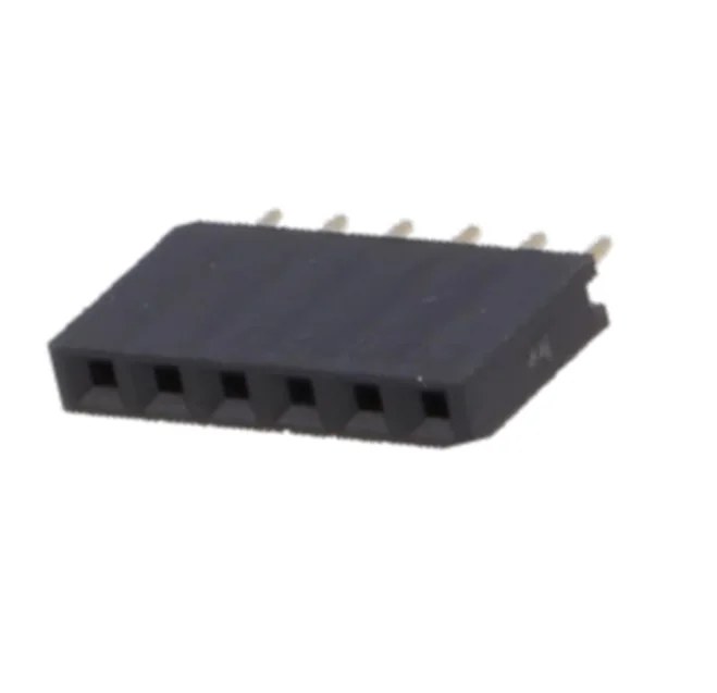 Conector Barra de Pinos 6 Vias Macho-Fêmea 2,54mm