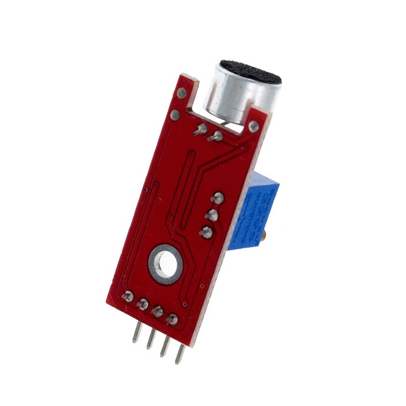 Sensor de som e palmas vermelho Módulo Detector Palmas - Imagem 2