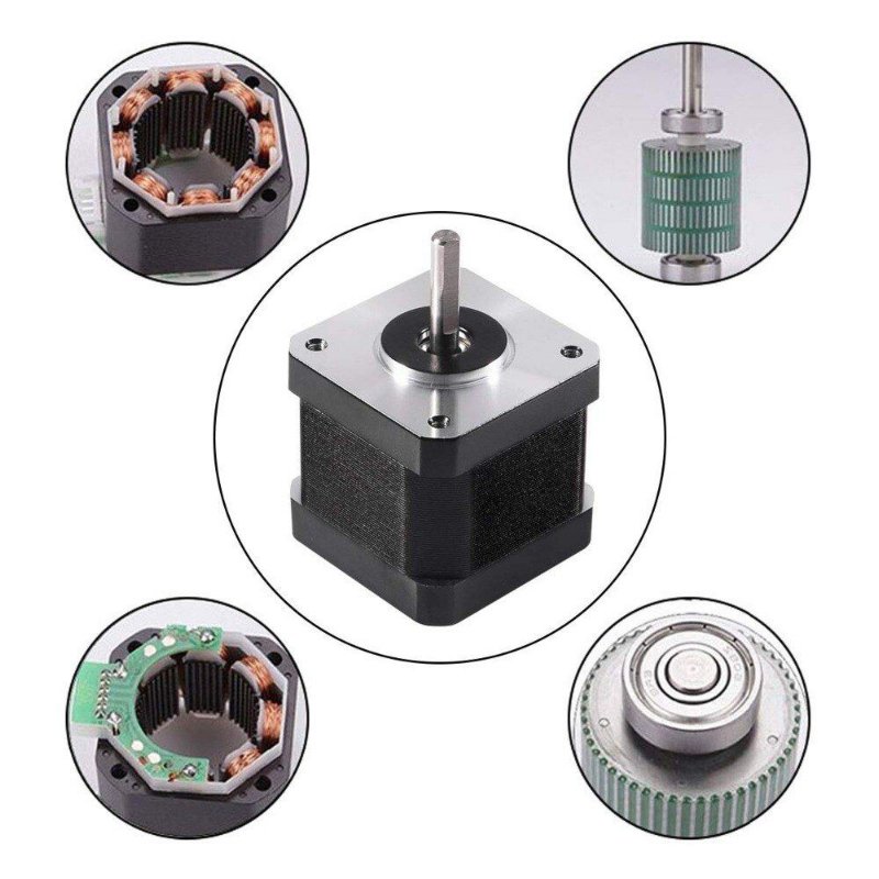 17HS4401 Motor de Passo NEMA 17 4,2kgf cm - Imagem 3