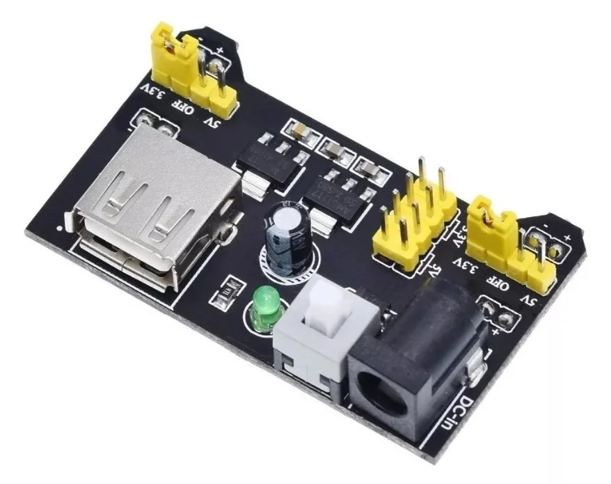 Módulo Fonte para Protoboard 5V / 3.3V 700mA