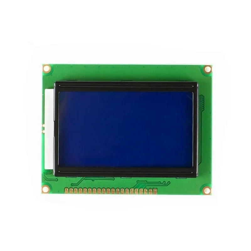 Display LCD Gráfico 128x64 Backlight Azul - Imagem 2