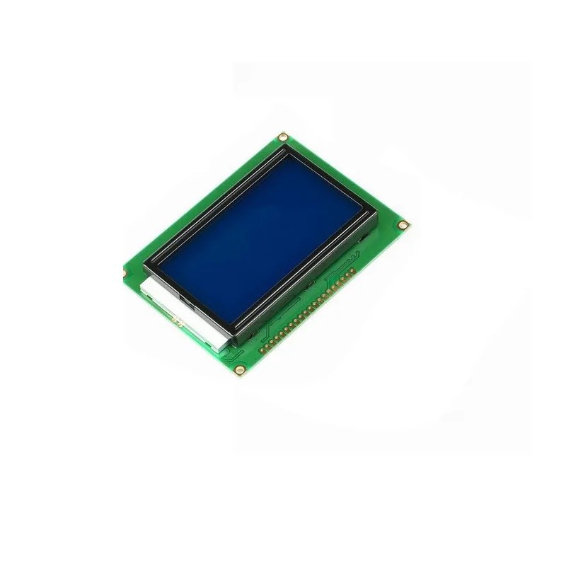 Display LCD Gráfico 128x64 Backlight Azul - Imagem 3