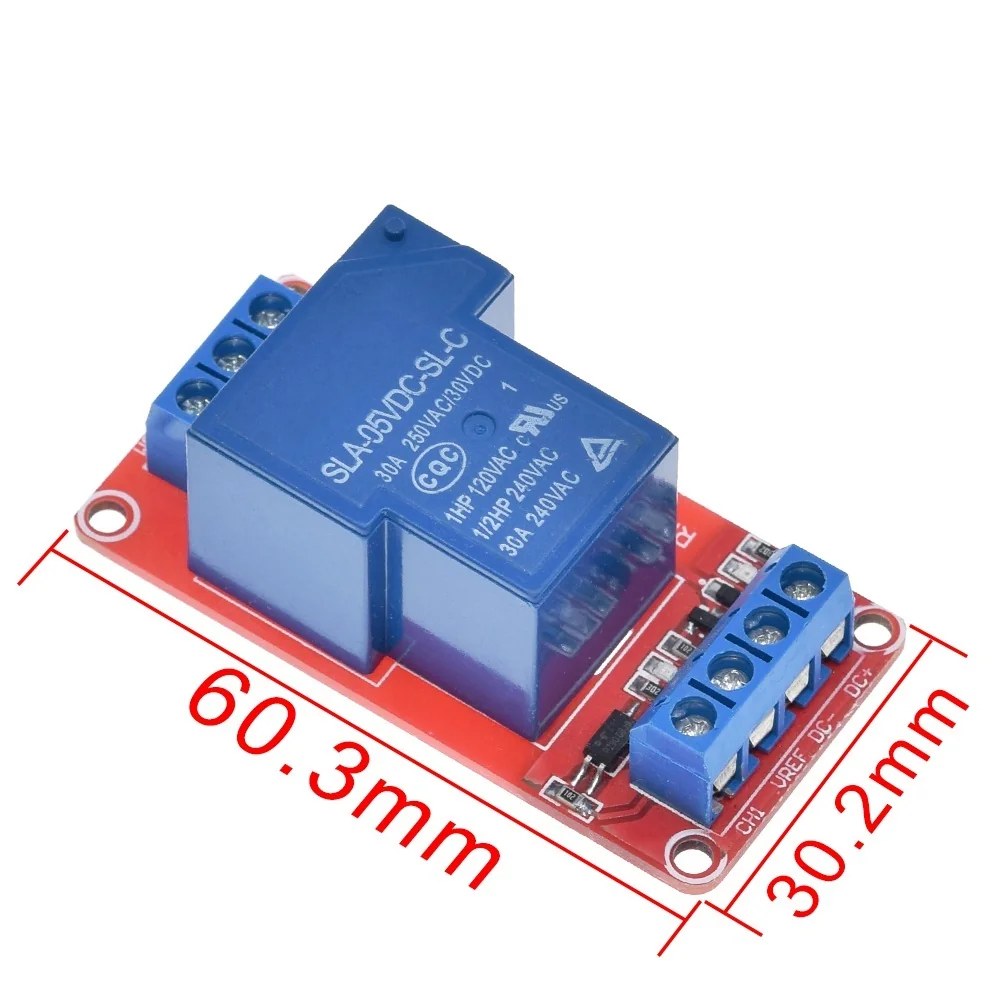 Módulo Relé 1 Canal 5V 30A Alta Potência RM1HLE-30A - Imagem 4