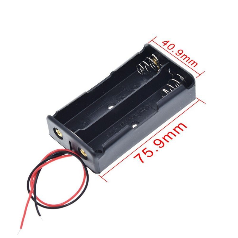 Suporte para 2 Pilhas AA (Comum) Case - Imagem 2