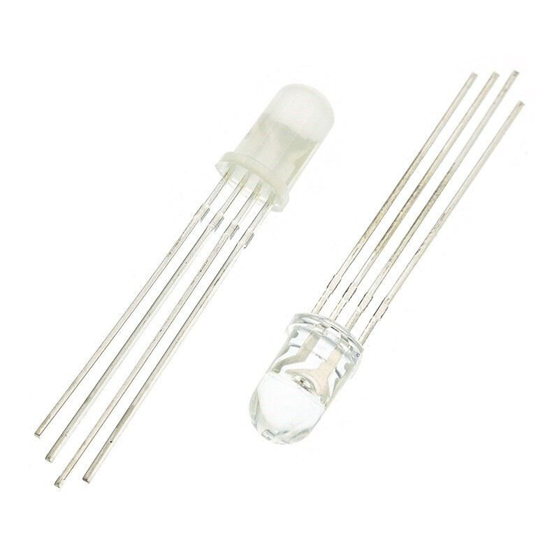 10 x Led Rgb 5mm Catodo Alto Brilho