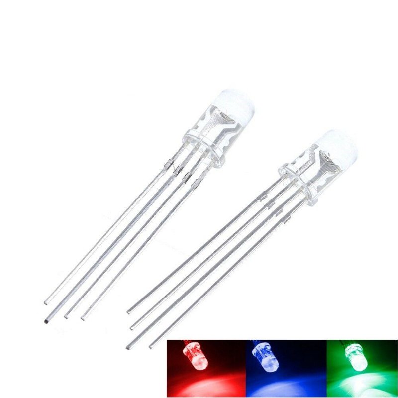 10 x Led Rgb 5mm Catodo Alto Brilho - Imagem 5