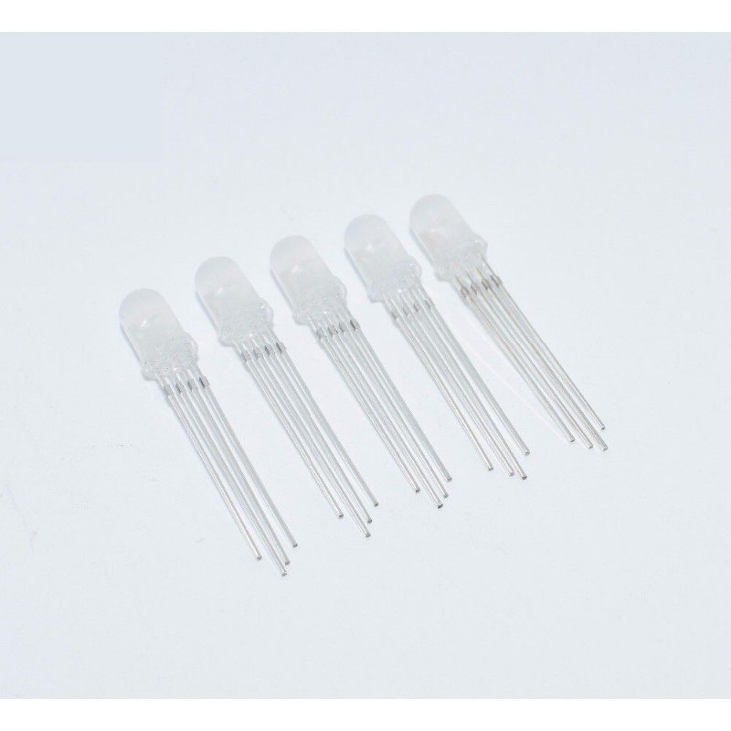 10 x Led Rgb 5mm Catodo Alto Brilho - Imagem 6