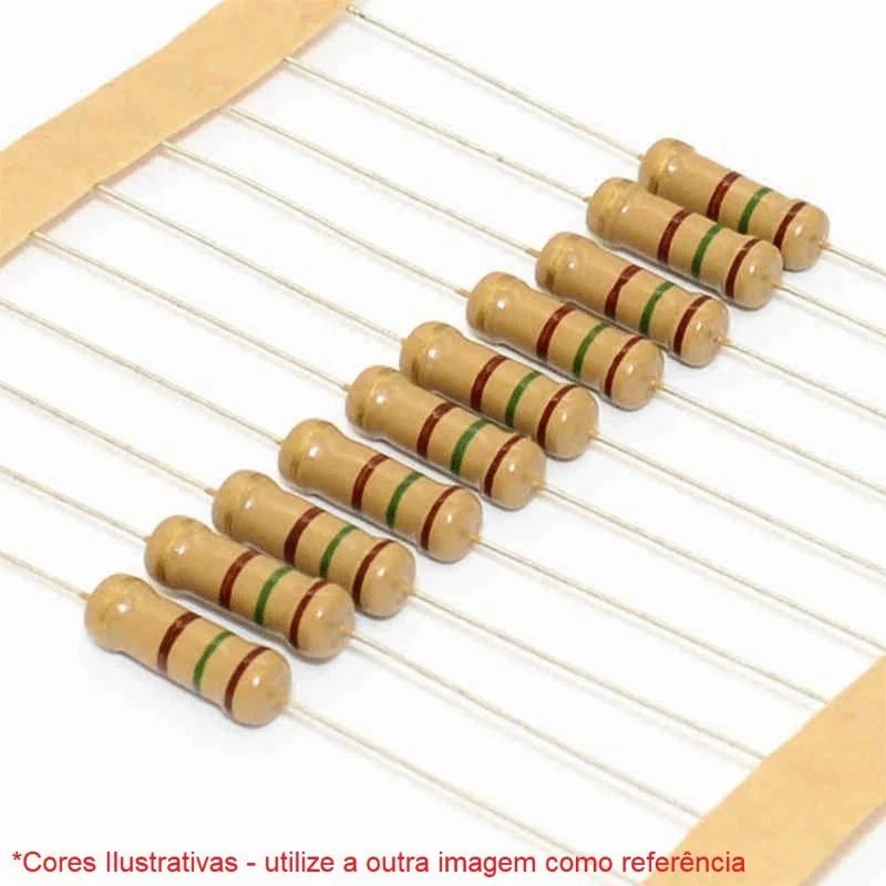 Resistor 360R 1/4W 5% — Kit 10 Unidades - Imagem 2